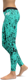 Turquoise Splash Leggings