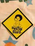 Baby Boy on Board (Sticker or Magnet) 5"x5"